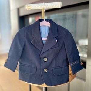 BRAND NEW Tommy Hilfiger Navy Blue Blazer, size 3M